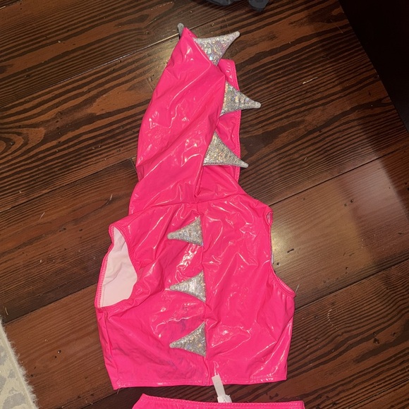 IHEARTRAVES Pink Dinosaur Costume Set iheart - Picture 3 of 7